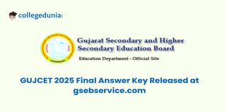 GUJCET 2025 Final Answer Key Out, Download @gsebeservice.com